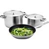 Electrolux Set Pentole Cookware E3SSL Padella 28cm Pentola 7L Casseruola