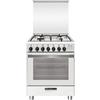 Glem Gas Cucina gas 4 zone Forno elettrico SPECIALISTA SA664MWH6 White Classe A (60x60x8