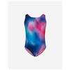 Speedo Print Leaderback Jr - Costume Piscina