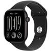 APPLE - Watch Series 12 GPS, cassa 46 mm in alluminio nero con cinturino Sport nero - M /L - SPEDIZIONE GRATUITA