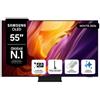 SAMSUNG - OLED AI TV 55' QE55S95HFTXZT 4K, Processore NQ4 AI Gen3, 4K AI Upscaling Pro, Glare Free, OLED HDR Pro, Motion Xcelerator 165Hz, Dolby Atmos