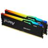 Kingston Technology - Modulo di Memoria 288-pin DIMM 16 GB (2 x 8 GB) DDR5 5600 MHz CL 36 Colore Nero - SPEDIZIONE GRATUITA