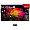 LG - OLED evo AI Wallpaper TV 77'' W6 OLED77W69LA, 4K, spessore 9,9mm, True Wireless, Staffe filo muro SMART TV 2026