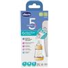 Chicco Perfect 5 Biberon Anticolica 50 Ml Biberon Flusso Lento 0 Mesi + Con Tettarella In Morbido Silicone Biberon Biofunzionale Con Intui-flow System Da 50 Ml Giallo