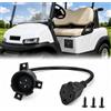 yourheey Adattatore porta di ricarica per carrello da golf precedente per | La presa NEMA 5-15R 15A accetta le comuni spine NEMA 1-15P a 2 poli e 5-15P a 3 poli; cavo 14AWG con 3 viti di montaggio