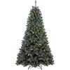 FLORA SRL Albero di Natale "colosseo" altezza 270cm e diametro 142cm con 550 led bianco caldo