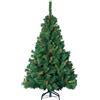 FEERIC LIGHT E CHRISTMAS Albero di Natale Royal Majestic 210cm verde, abete artificiale folto diametro 128cm, rami realistici PE e PVC
