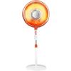 UppyHome Stufa al carbonio 1100 W elettrica piantana regolabile oscillante bassi consumi