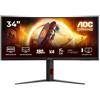 AOC G4 CU34G4 Monitor PC 86,4 cm (34") 3440 x 1440 Pixel Wide Quad HD LED Nero, Rosso