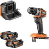 AEG Trapano Avvitatore a Batteria AEG SubCompact Brushless 18V 65 Nm con 2 Batterie 2,0 Ah