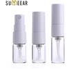 sumeear 100 pezzi/lotto, flaconi da 1 ml e 2 ml, mini flaconi spray bianchi, ricaricabili, vuoti, contenitori per cosmetici, atomizzatori portatili per profumo.
