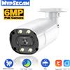 MvpSecam Tuya 6MP POE Telecamera HD Video Sorveglianza Telecamere IP Esterna H.265 Telecamera Bullet CCTV Audio bidirezionale Visione notturna a colori Vita intelligente