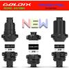 GOLDIX Mozzo per bici da strada e gravel GOLDIX R370 24/28H con attacco centrale a tiraggio diretto, freno a disco, 36T, cricchetto HG XDR, mozzo con asse passante, set mozzo 10-12S