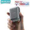 KUULAA 22.5W 10000mAh Mini Power Bank PD3.0 QC3.0 Caricabatterie Rapido per iPhone 17/16/15/Samsung S24/S23 Xiaomi Huawei Batteria Portatile