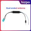 HIZPO Adattatore per antenna radio singola doppia Fakra per Volkswagen Skoda Seat Audi Autoradio Mulitmedia Android Auto Stereo