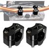 NICECNC Riser manubrio moto 1-1/8 "per KTM Honda Ymaha Suzuki Ducati GasGas Beta ATV MX 7/8" 22mm a 28mm Adattatore per montaggio Fat Bar