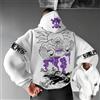 Bandai Felpa con cappuccio da uomo One Piece Monkey D. Rufy Anime Print Primavera Autunno e Inverno Ragazzo a maniche lunghe Completo genitore-figlio