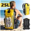 NEWBOLER Borsa Impermeabile per Kayak, Zaino per Nuoto e Rafting, Grande Borsa da Spiaggia per Trekking Fluviale, Immersioni e Canoa in PVC