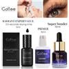 Gollee Colla per Extension Ciglia 0.5-1s 15ml, Primer Detergente per Ciglia, Primer Professionale a Lunga Durata per Extension Ciglia, Super Bonder