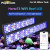 PopBloom NUOVA Lampada LED WiFi PopBloom per Acquario, Illuminazione a Spettro Completo per Acquari Marini da 60-240cm, Luci LED per Coralli e Acqua Salata
