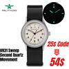 militado Orologio al Quarzo Militado ML14 con Movimento VH31, Vetro Zaffiro a Bolla, Orologio Vintage Impermeabile 100m, Luminoso BGW9 C3