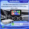 AUTOABC Carplay Wireless Android per Mercedes Benz GLC C V A B W205 W246 W447 X156 C117 X253 C253 Supporta Telecamera, Navigazione, Mirrorlink