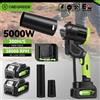 ONEVAN ONEGREEN Soffiatore Elettrico Turbo Senza Fili 7000W 2IN1 per Foglie, Polvere e Neve, Strumento di Pulizia per Batteria Makita 18V