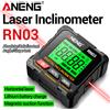 ANENG RN03 Inclinometro 0.05 ° Livella Laser con Misuratore di Angoli, Magnete a 4 Lati, Display LCD Retroilluminato, Batteria Ricaricabile da 350mAh