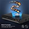 NONE Lettore DVD Multiregione, Lettore di Dischi Compatti HD, CD, VCD, Dischi Audio, Conversione Upscaling, Lettore DVD USB con Telecomando