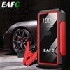 EAFC Avviatore di emergenza per auto 3000A/1000A - Booster per batteria 12V con ricarica rapida USB, protezione di sicurezza a 8 livelli, torcia LED a 3 modalità, per veicoli a benzina/diesel (borsa per il