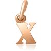 DODO Charm lettera x in oro 9kt