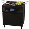 Casselin Piano cottura a induzione 2 fuochi + 2 piastre Flex zone 800 nero