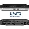 PC RESET PC REF I5 8GB 256GB SSD DM W11P I5-9500T 800 G5 MINI - RICONDIZIONATO