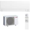 Mitsubishi Electric MUZ-AY25VG Condizionatore Fisso, Inverter, Unità Interna e Esterna, Bianco