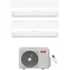 Ariston Climatizzatore Dual Split 12000+9000 BTU WiFi Inverter R32 Prios Net 35+25 DUALC40XA1-O