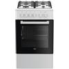 Beko FSS52020DW cucina Elettrico Gas Bianco A