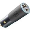 Dripio Caricabatterie da 100W, con 2 porte USB-C e USB-A, compatibile con protocolli PD, QC e PPS, dotato di LED