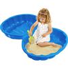 BIG Sabbiera Conchiglia 2in1 Gioco Acqua E Sabbia Blu