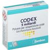 CODEX 10 bustine polvere orale 5 mld 250 mg