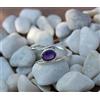 Stupefacente Africano Ametista Gemma 925 Argento Sterling Mano Anello All Misura