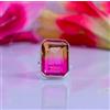 Anello In Argento Sterling 925 Con Tormalina Multicolore Naturale, Misure S-219A