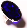 Valentine's Giorno Tanzanite Gemma 925 Argento Sterling, Fatto a Mano Anello All