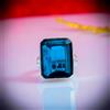 Anello Fatto A Mano In Argento Sterling 925 Con Gemma Di Tormalina Blu BT-25