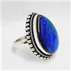 Beauty Tripletta Opale Gemma 925 Argento Sterling Mano Anello Tutti Misura A-9