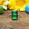 Favoloso Diopside Gemma 925 Argento Sterling Handmade Anello Tutti Misura CD-7