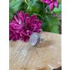 Anello In Argento Sterling 925 Con Pietra Gemma Quarzo Rosa Ovale All Size