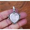 Fantastico Pendente In Argento Sterling 925 Con Pietra Luna Arcobaleno S-241