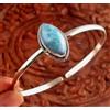 Bracciale Handmade In Argento Sterling 925 Con Larimar B-48