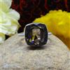 Good-Looking Fumoso Topazio Gemma 925 Argento Sterling Handmade Anello All Size