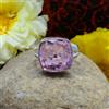 Valentine's Regalo Rosa Kunzite Gemma 925 Argento Sterling Artigianale Anello